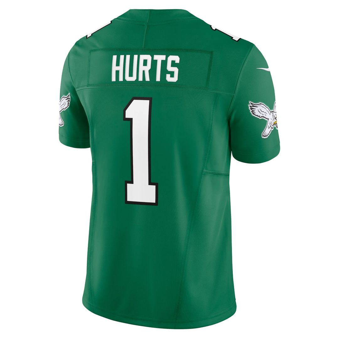 Jalen Hurts Philadelphia Eagles Nike Kelly Green Vapor F.U.S.E. Limited Jersey