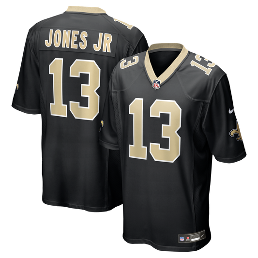 Velus Jones Jr. New Orleans Saints Nike Black Team Game Jersey