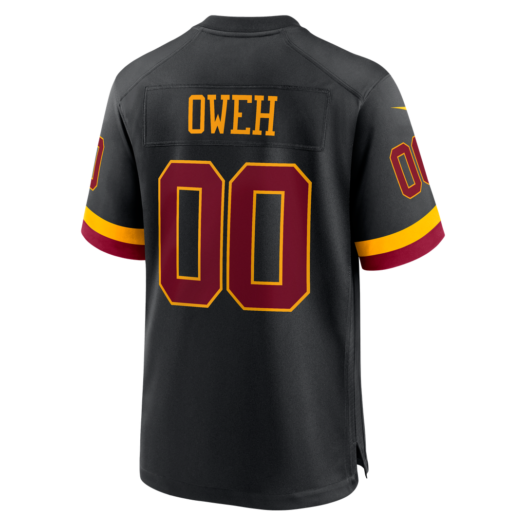 Odafe Oweh Washington Commanders Nike Black Hail Raiser Alternate Game Jersey