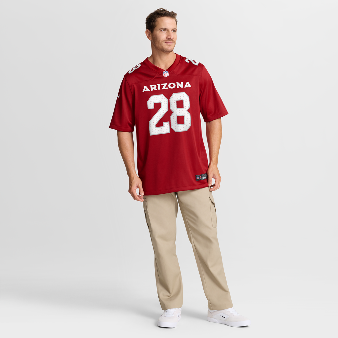 Elijah Jones Arizona Cardinals Nike Cardinal Team Game Jersey