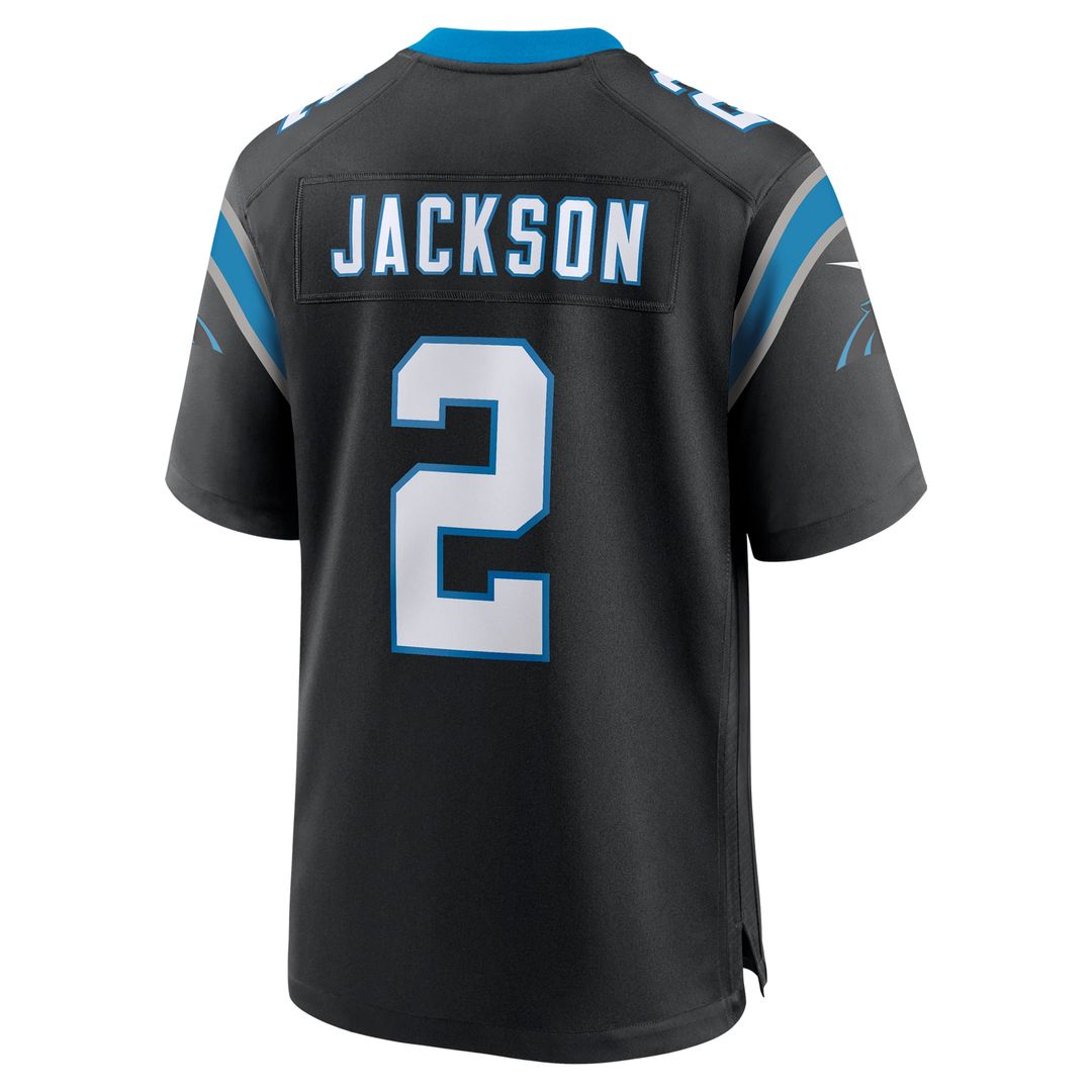 Mike Jackson Carolina Panthers Nike Black Game Jersey