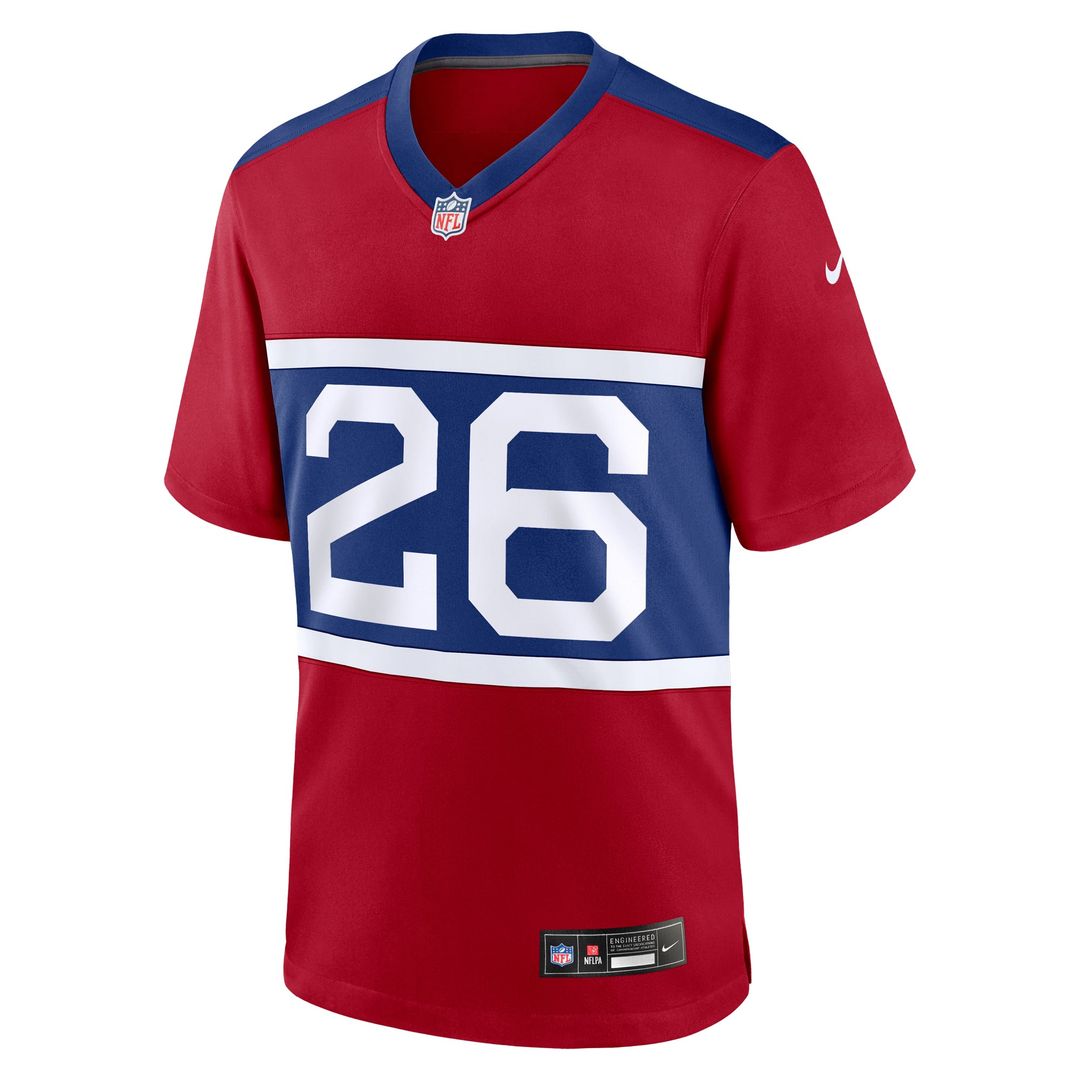 Devin Singletary New York Giants Nike Century Red Alternate Player Game Jersey