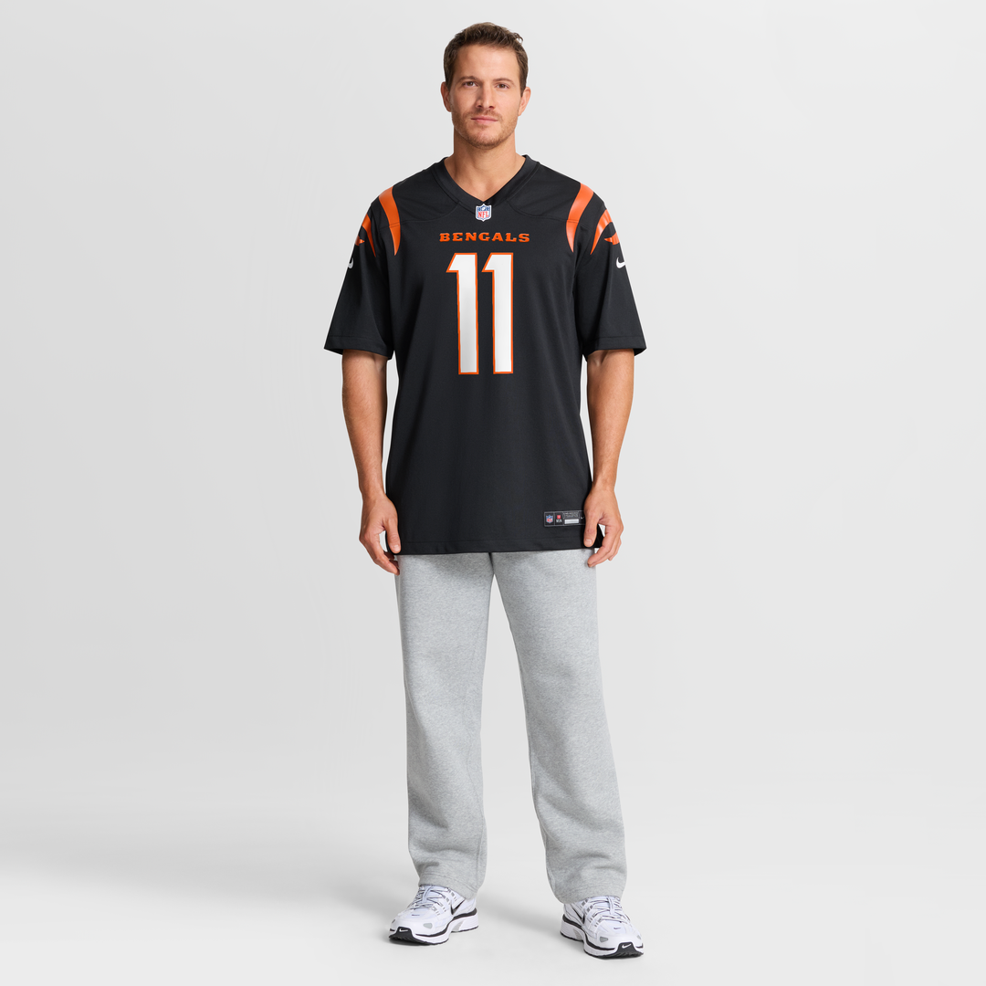 Josh Johnson Cincinnati Bengals Nike Black Team Game Jersey