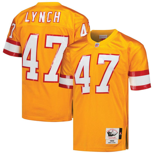 John Lynch Tampa Bay Buccaneers 1993 Mitchell & Ness Orange Authentic Throwback Retired Player Jersey