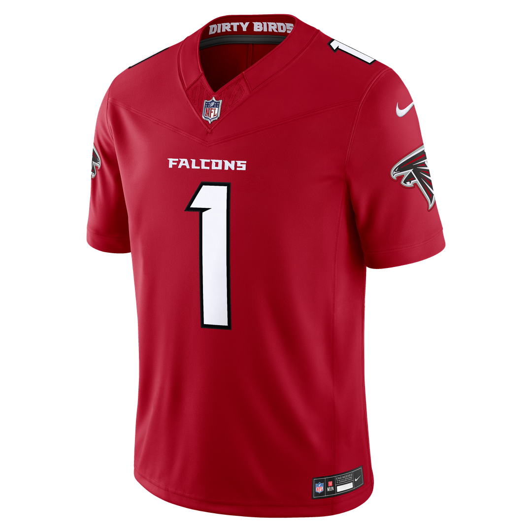 Dirty Birds Atlanta Falcons Nike Red Team Vapor F.U.S.E. Stitched Limited Jersey