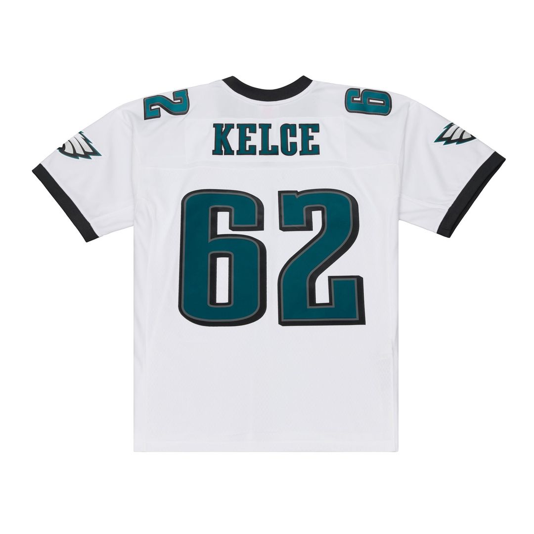 Jason Kelce Philadelphia Eagles Mitchell & Ness White 2011 Legacy Replica Player Jersey