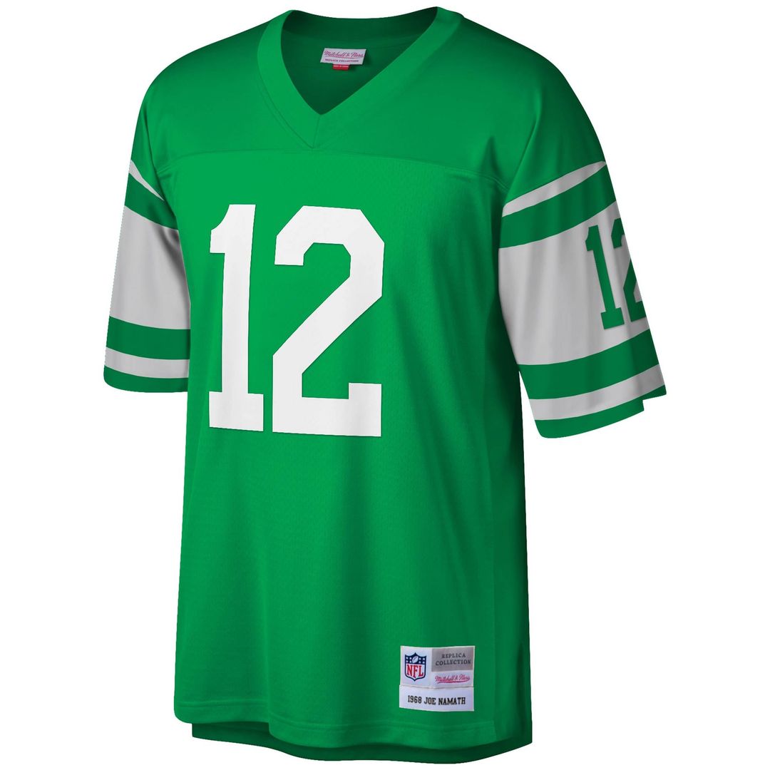 Joe Namath New York Jets Mitchell & Ness Kelly Green Legacy Replica Jersey