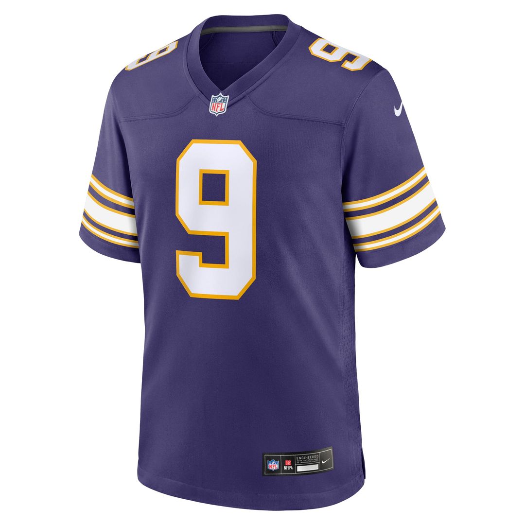 J.J. McCarthy Minnesota Vikings Nike Purple 2nd Alternate Player Game Jersey