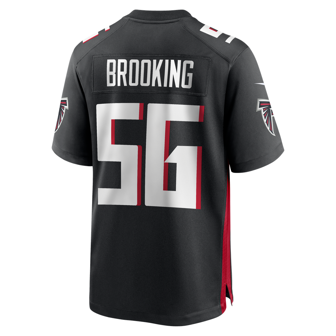 Keith Brooking Atlanta Falcons Nike Black Game Retired Player Jersey