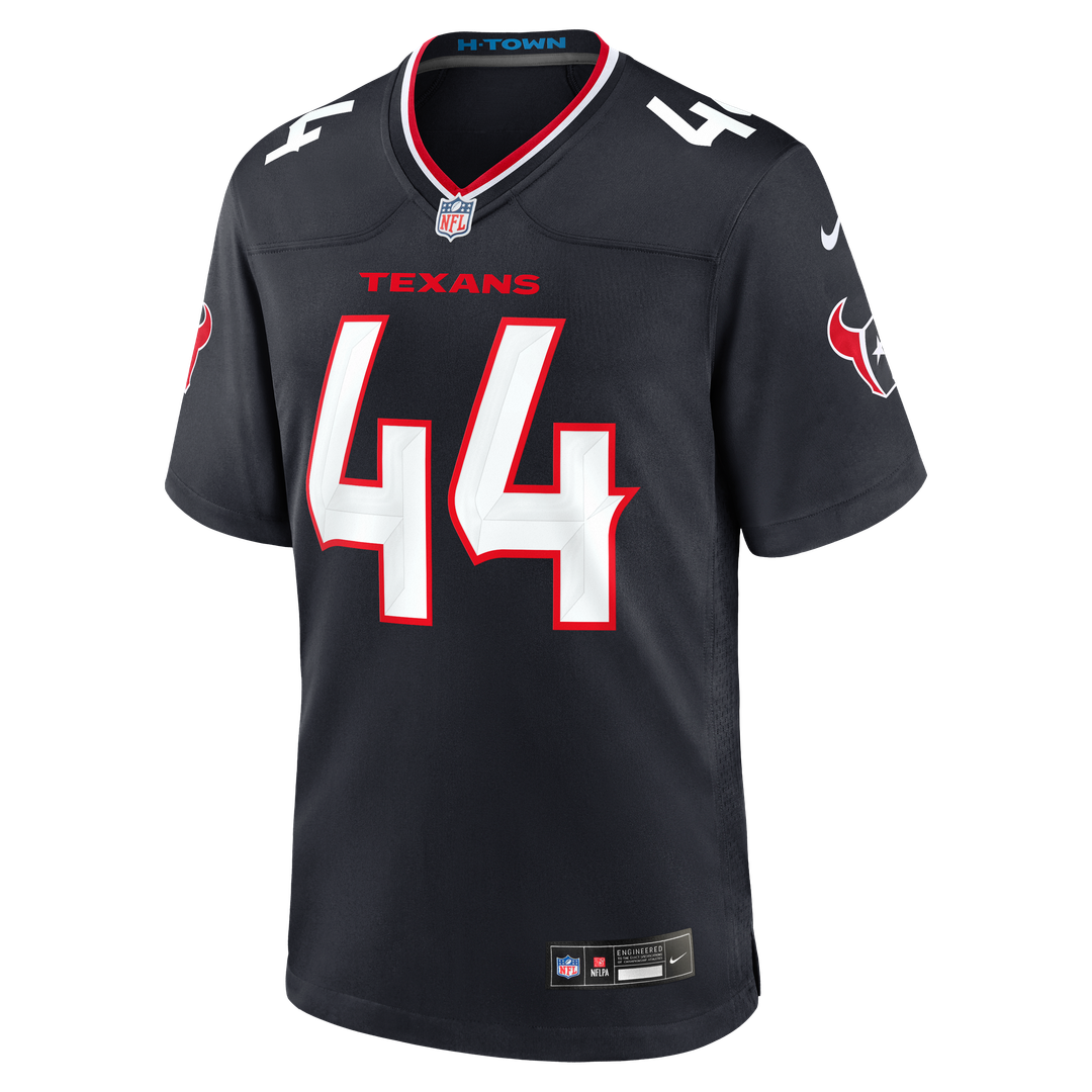 British Brooks Houston Texans Nike Navy Team Game Jersey