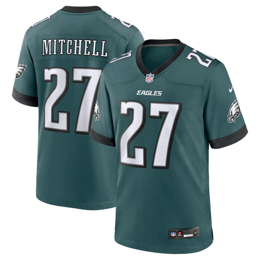 Quinyon Mitchell Philadelphia Eagles Nike Midnight Green Player Game Jersey