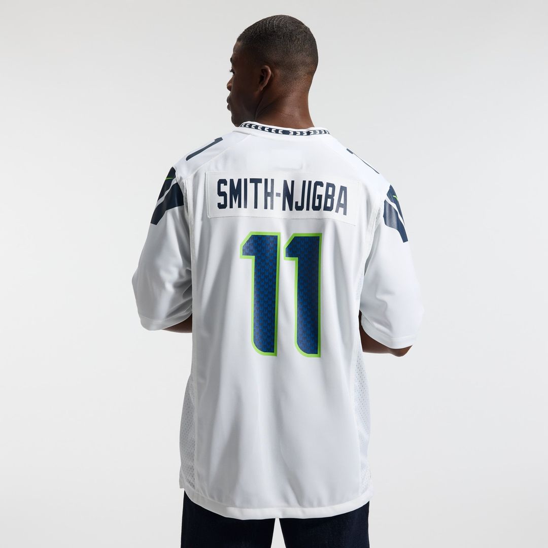 Jaxon Smith-Njigba Seattle Seahawks Nike College Navy Game Jersey