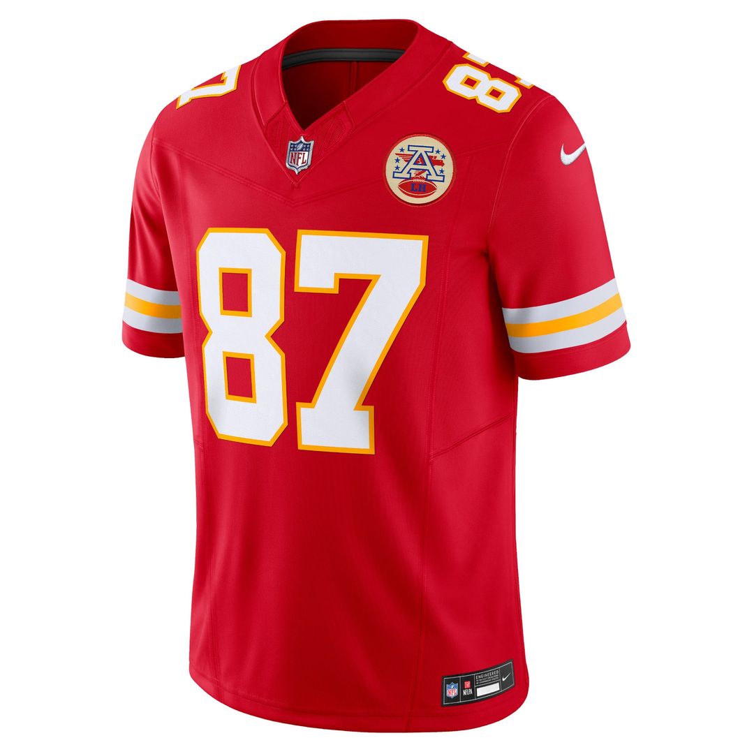 Travis Kelce Kansas City Chiefs Nike Red Vapor F.U.S.E. Limited Jersey