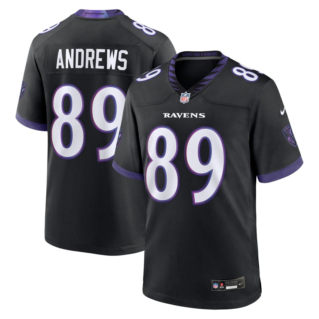 Mark Andrews Baltimore Ravens Nike Black Alternate Game Jersey