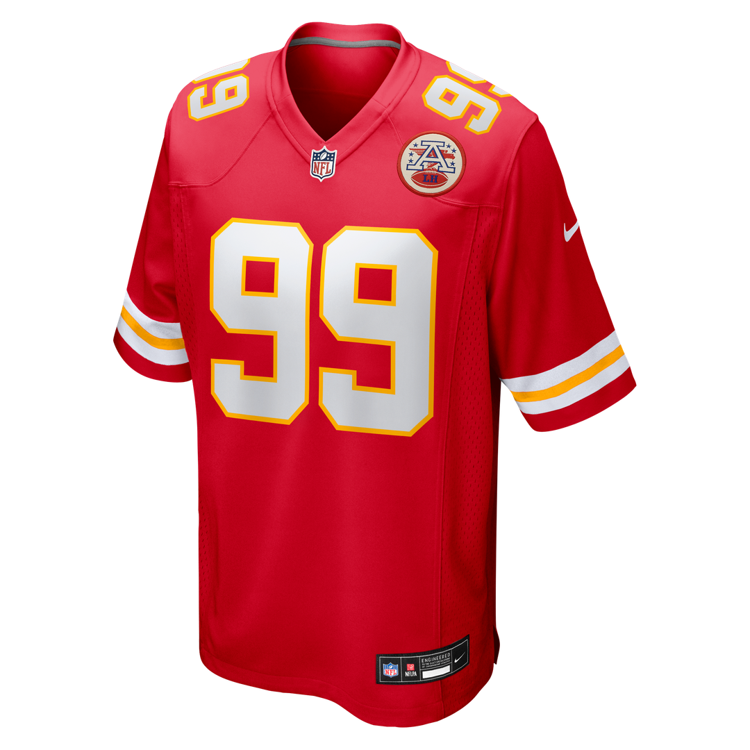 Peter Woods Kansas City Chiefs Nike Red Team Game Jersey