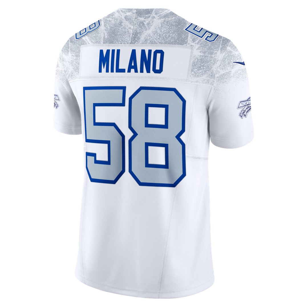 Matt Milano Buffalo Bills Nike White Rivalries Collection Stitched Limited Jersey