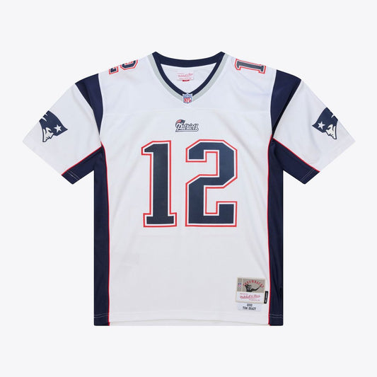 Tom Brady New England Patriots Mitchell & Ness White 2000 Legacy Replica Jersey
