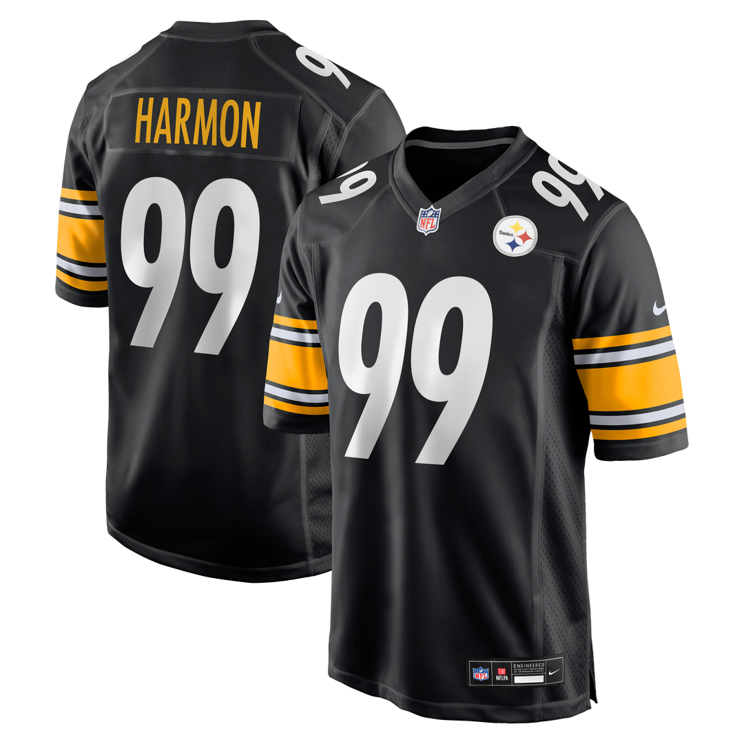 Derrick Harmon Pittsburgh Steelers Nike Black Game Player Jersey