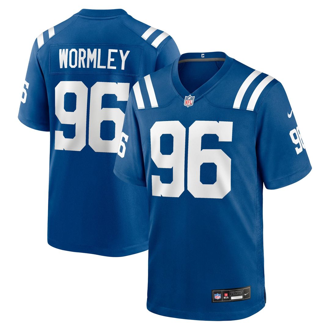 Chris Wormley Indianapolis Colts Nike Royal Team Game Jersey