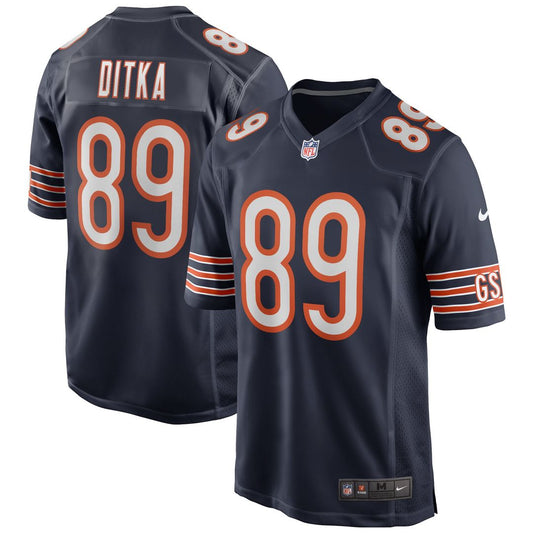 Mike Ditka Chicago Bears Nike Navy Game Retired Player Jersey
