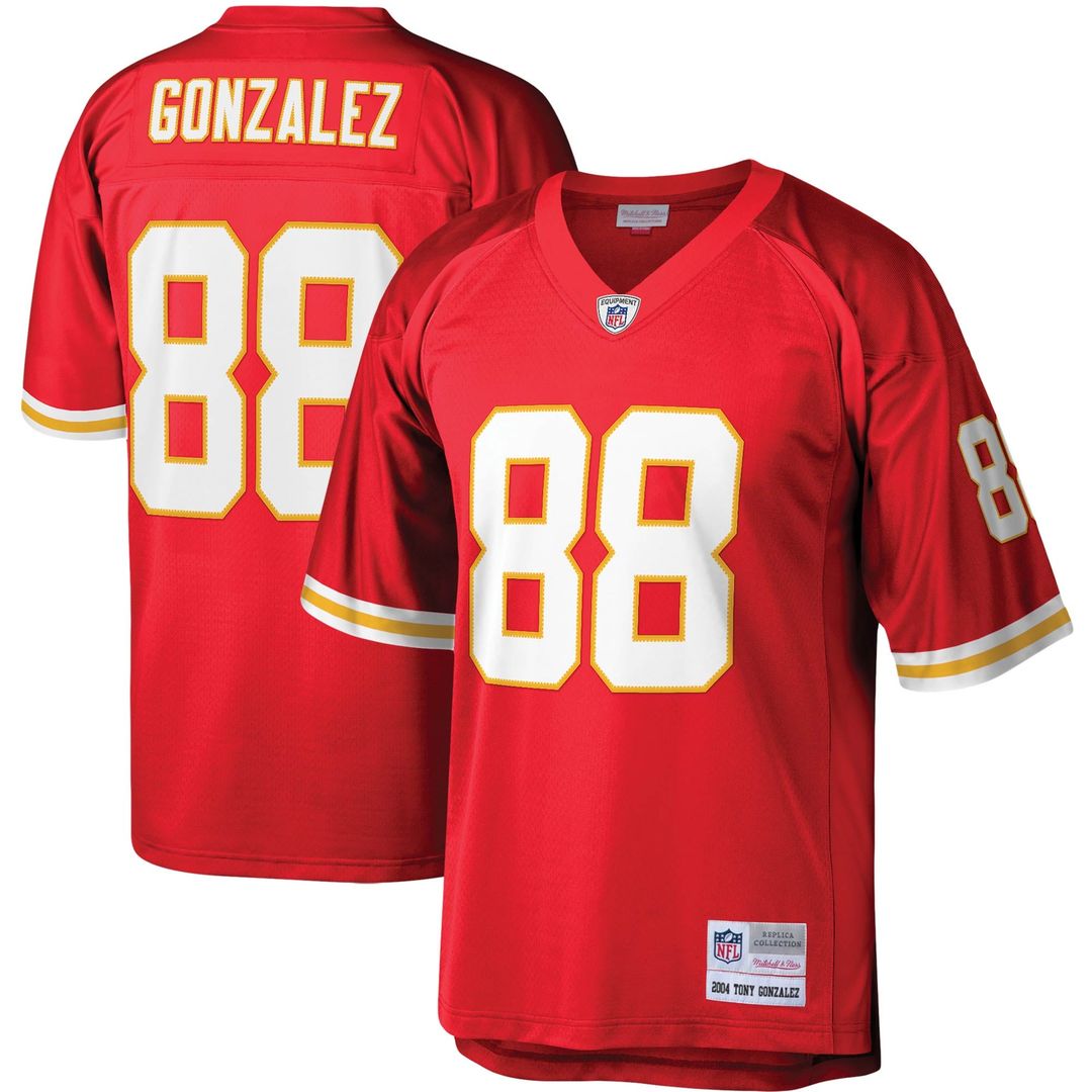 Tony Gonzalez Kansas City Chiefs Mitchell & Ness Red Legacy Replica Jersey