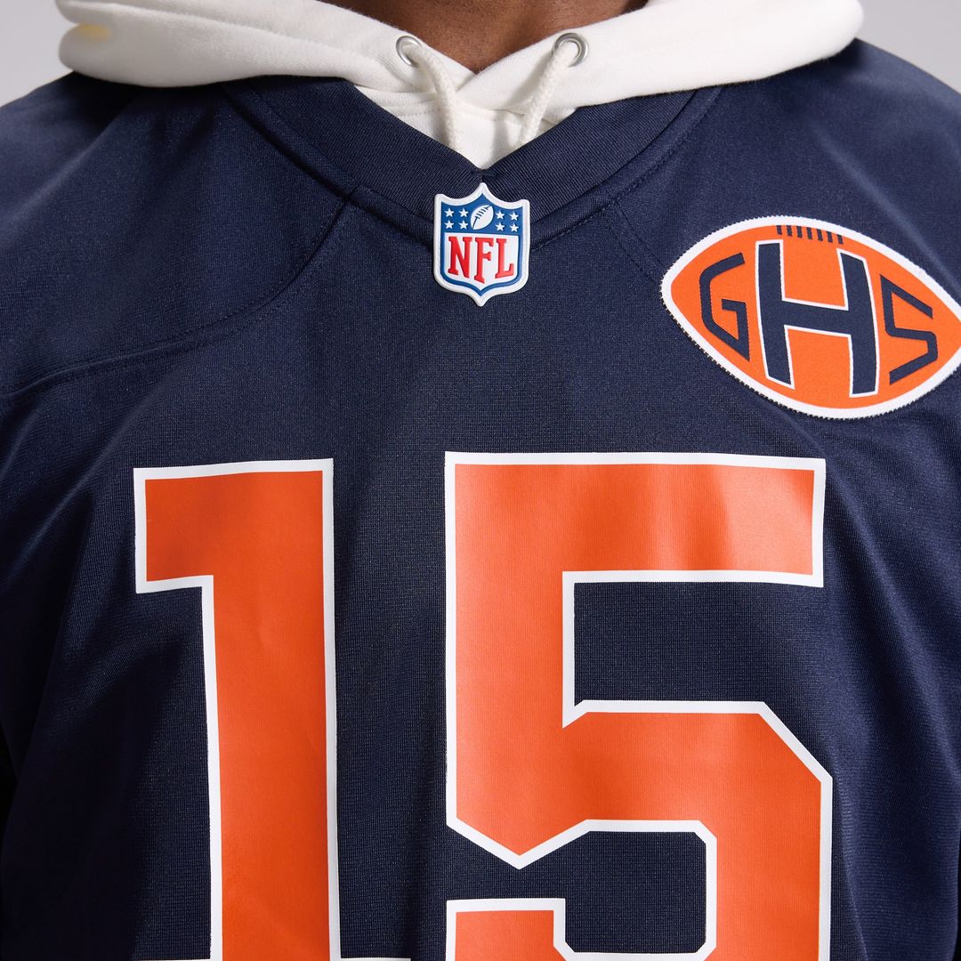 Rome Odunze Chicago Bears Nike Navy 2026 Rivalries Collection Game Jersey