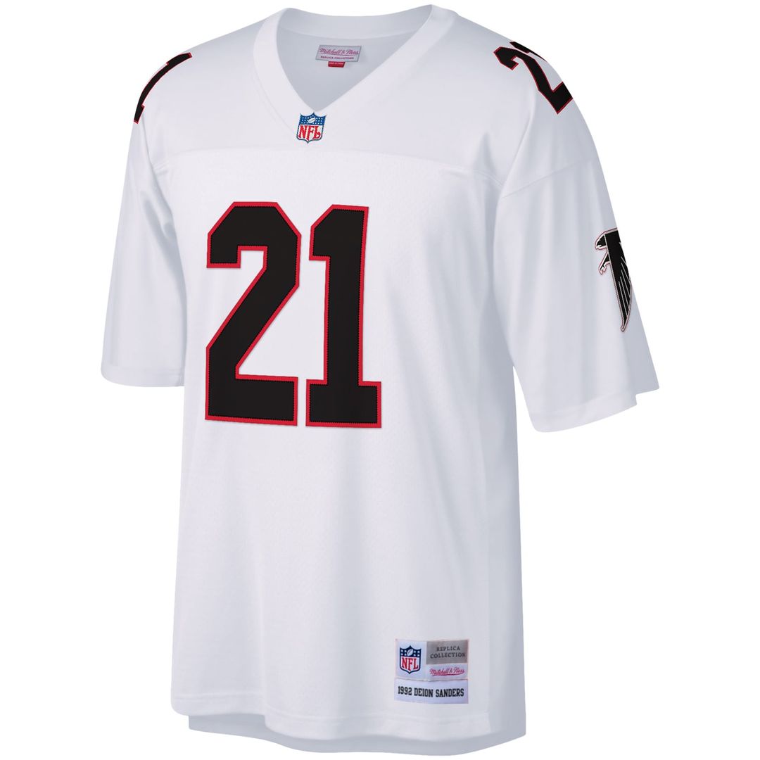 Deion Sanders Atlanta Falcons Mitchell & Ness Red Legacy Replica Jersey