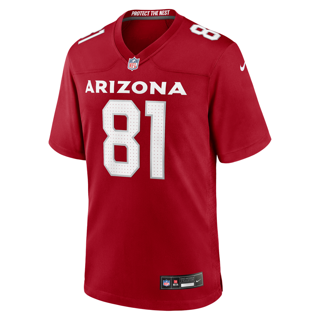 Travis Vokolek Arizona Cardinals Nike Cardinal Team Game Jersey