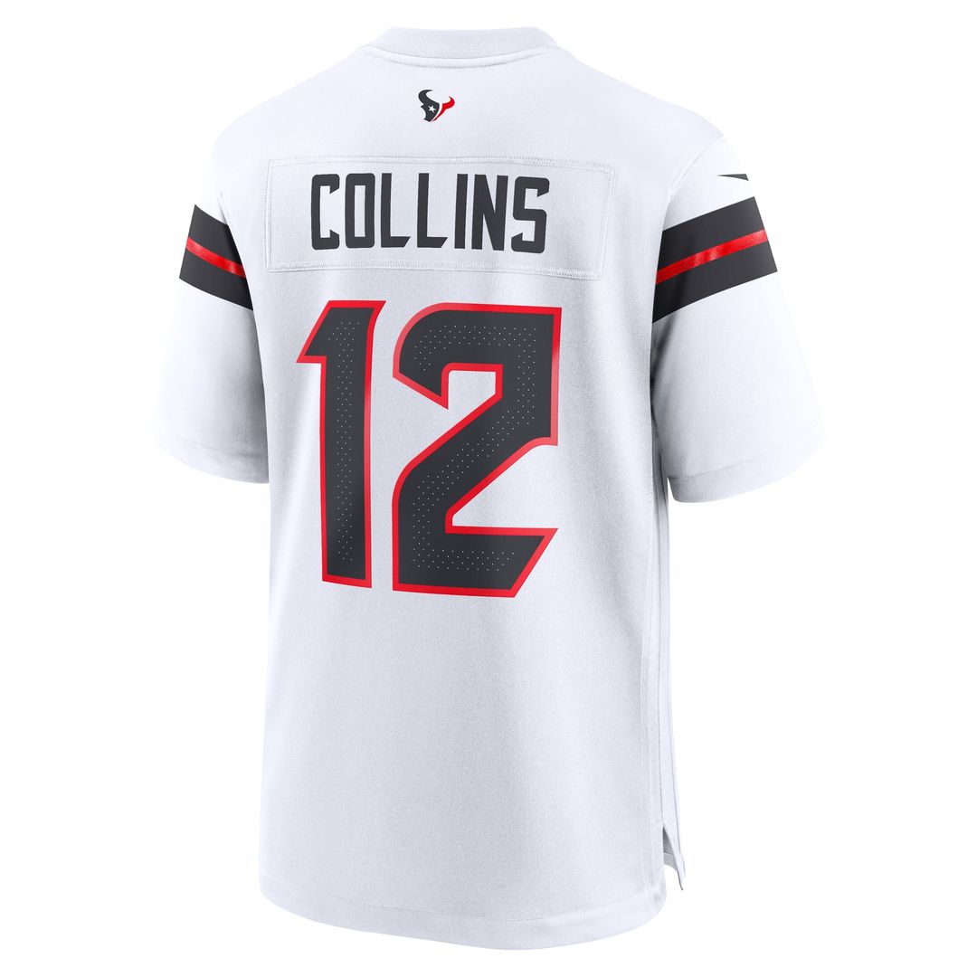Nico Collins Houston Texans Nike Navy Game Jersey