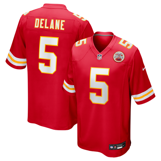 Mansoor Delane Kansas City Chiefs Nike Red Team Game Jersey