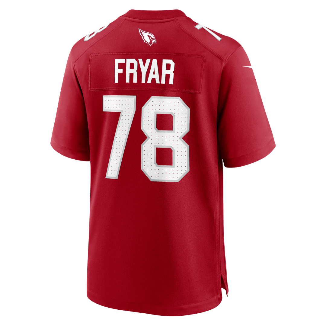 Josh Fryar Arizona Cardinals Nike Cardinal Team Game Jersey