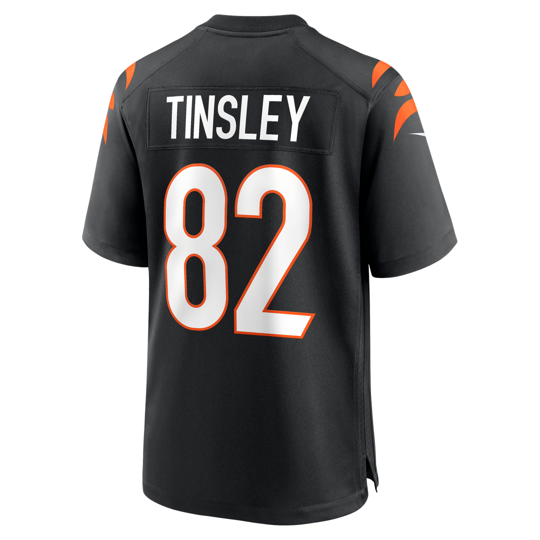 Mitchell Tinsley Cincinnati Bengals Nike Black Team Game Jersey