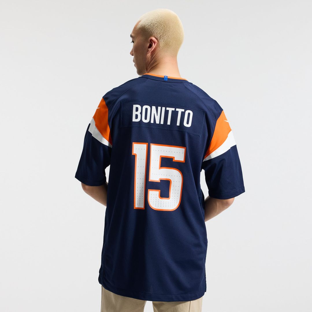 Nik Bonitto Denver Broncos Nike Orange Team Game Jersey