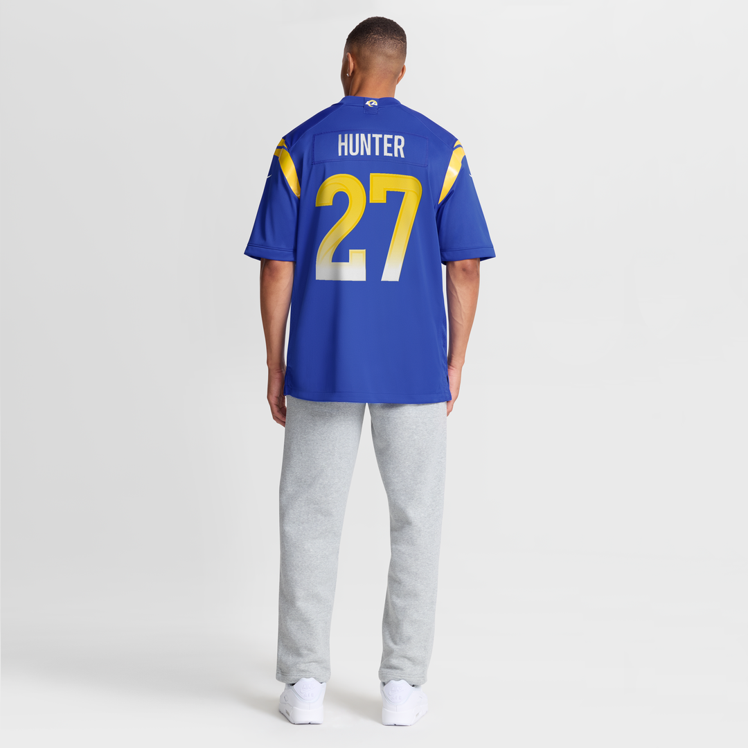 Jarquez Hunter Los Angeles Rams Nike Royal Team Game Jersey