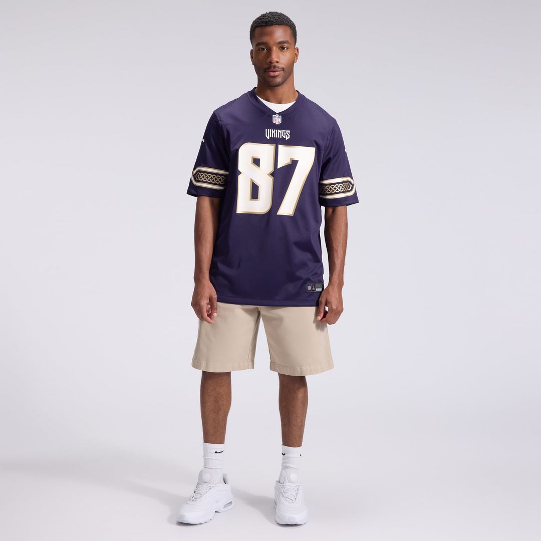 T.J. Hockenson Minnesota Vikings Nike Purple 2026 Rivalries Collection Game Jersey