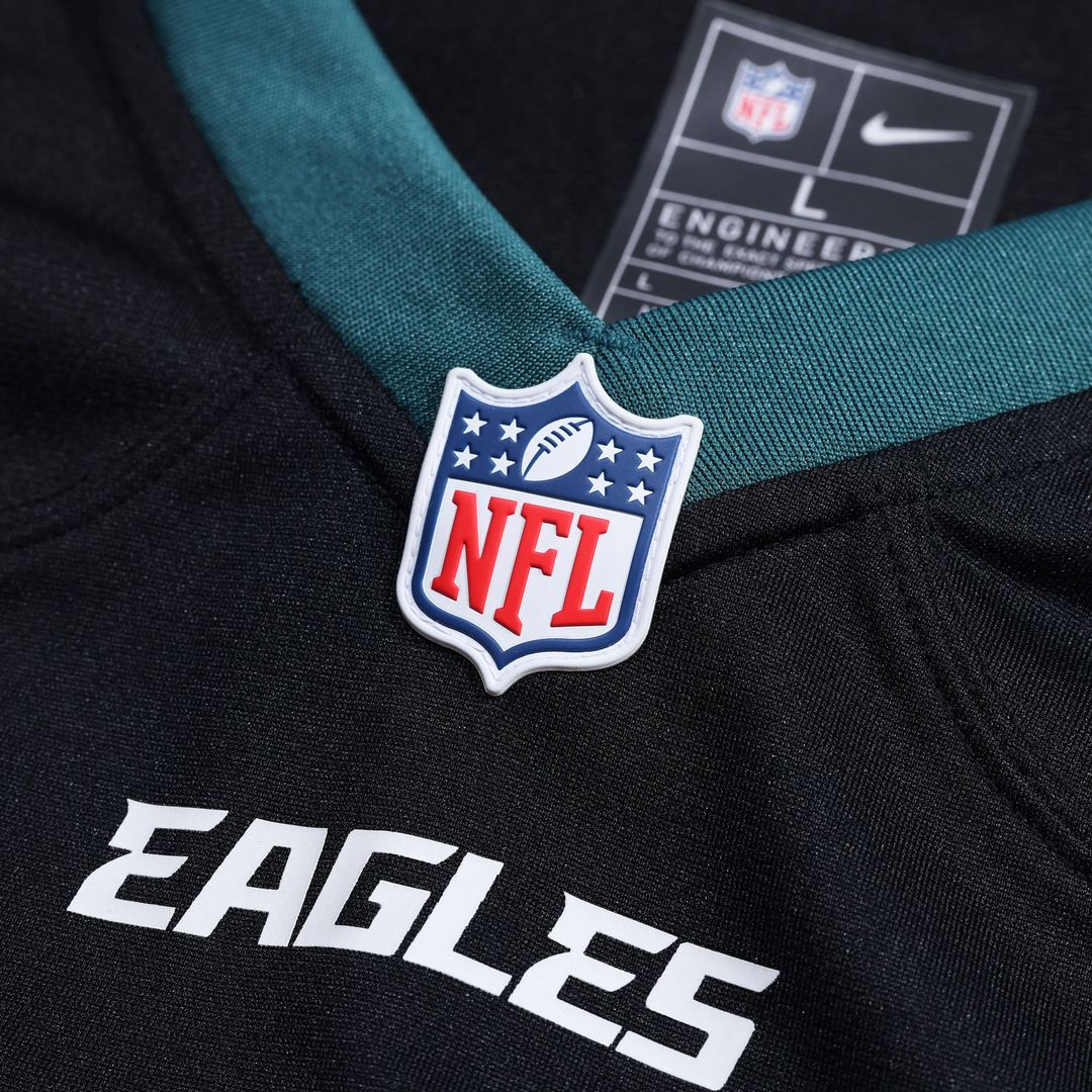 Jalen Hurts Philadelphia Eagles Nike Black Alternate Game Jersey