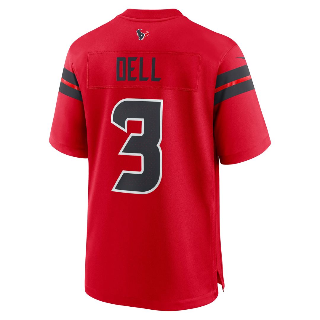 Tank Dell Houston Texans Nike Red Alternate Game Jersey