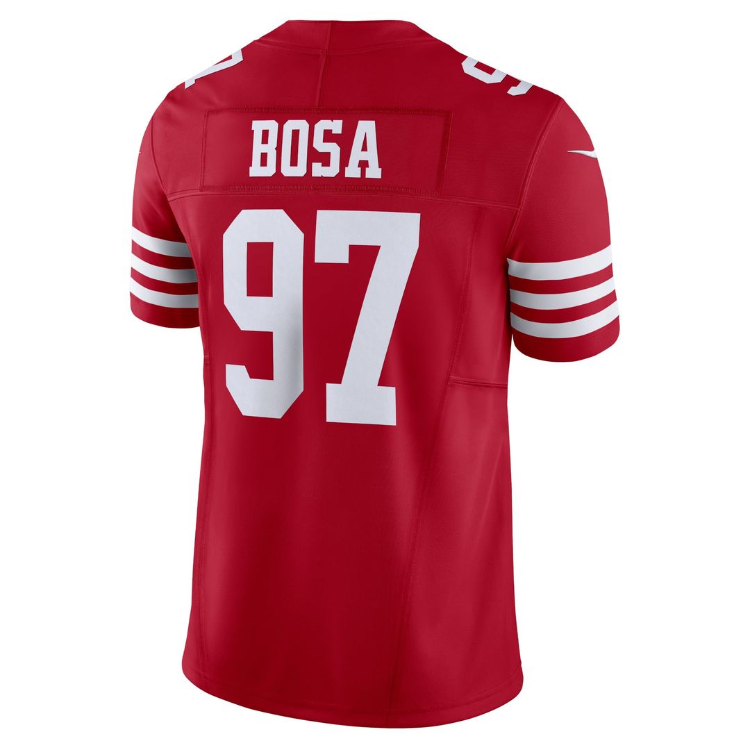 Nick Bosa San Francisco 49ers Nike Scarlet Vapor F.U.S.E. Limited Jersey