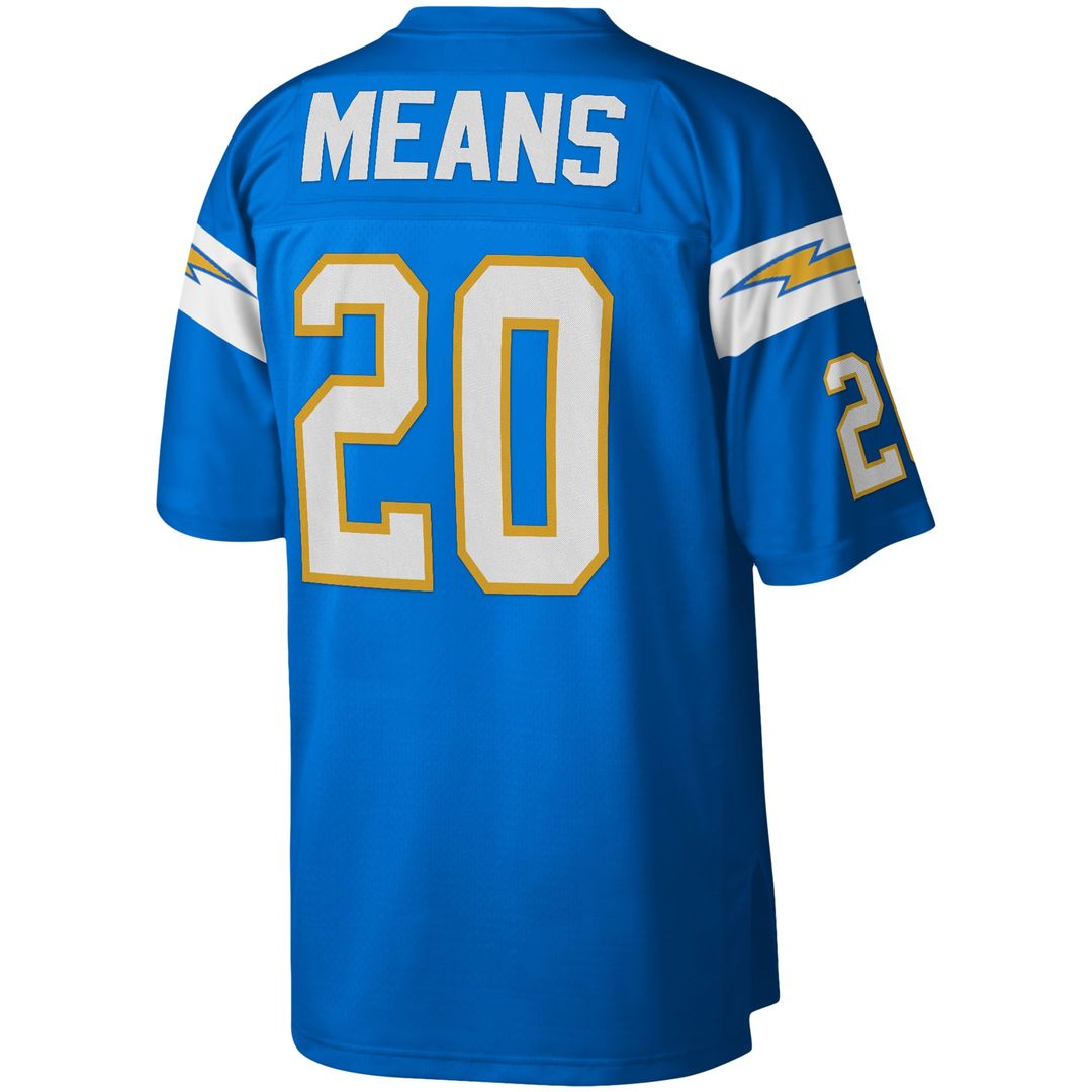 Natrone Means Los Angeles Chargers Mitchell & Ness Powder Blue Legacy Replica Jersey