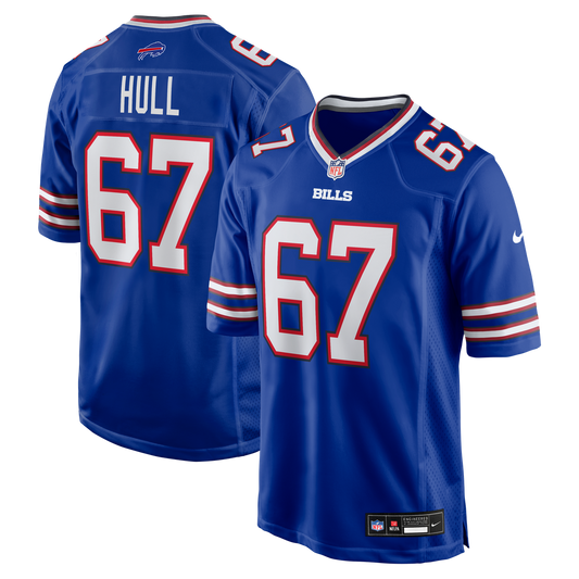 Kent Hull Buffalo Bills Nike Royal Game Retired Player Jersey