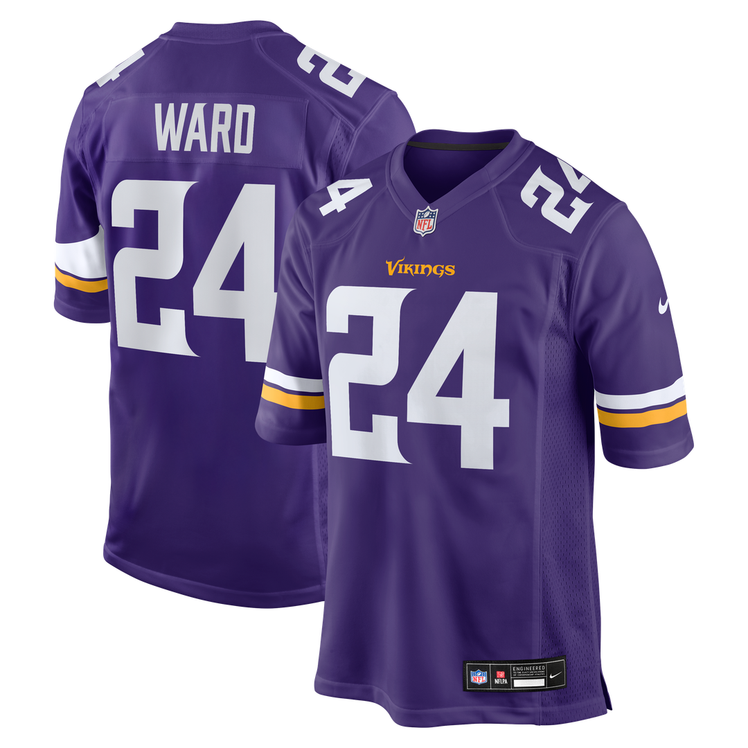Jay Ward Minnesota Vikings Nike Purple Team Game Jersey