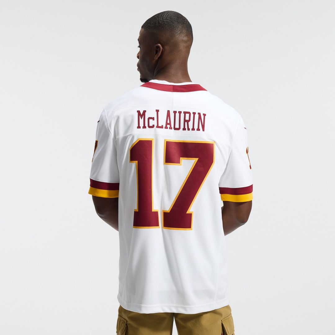 Terry McLaurin Washington Commanders Nike White Vapor F.U.S.E. Stitched Limited Jersey