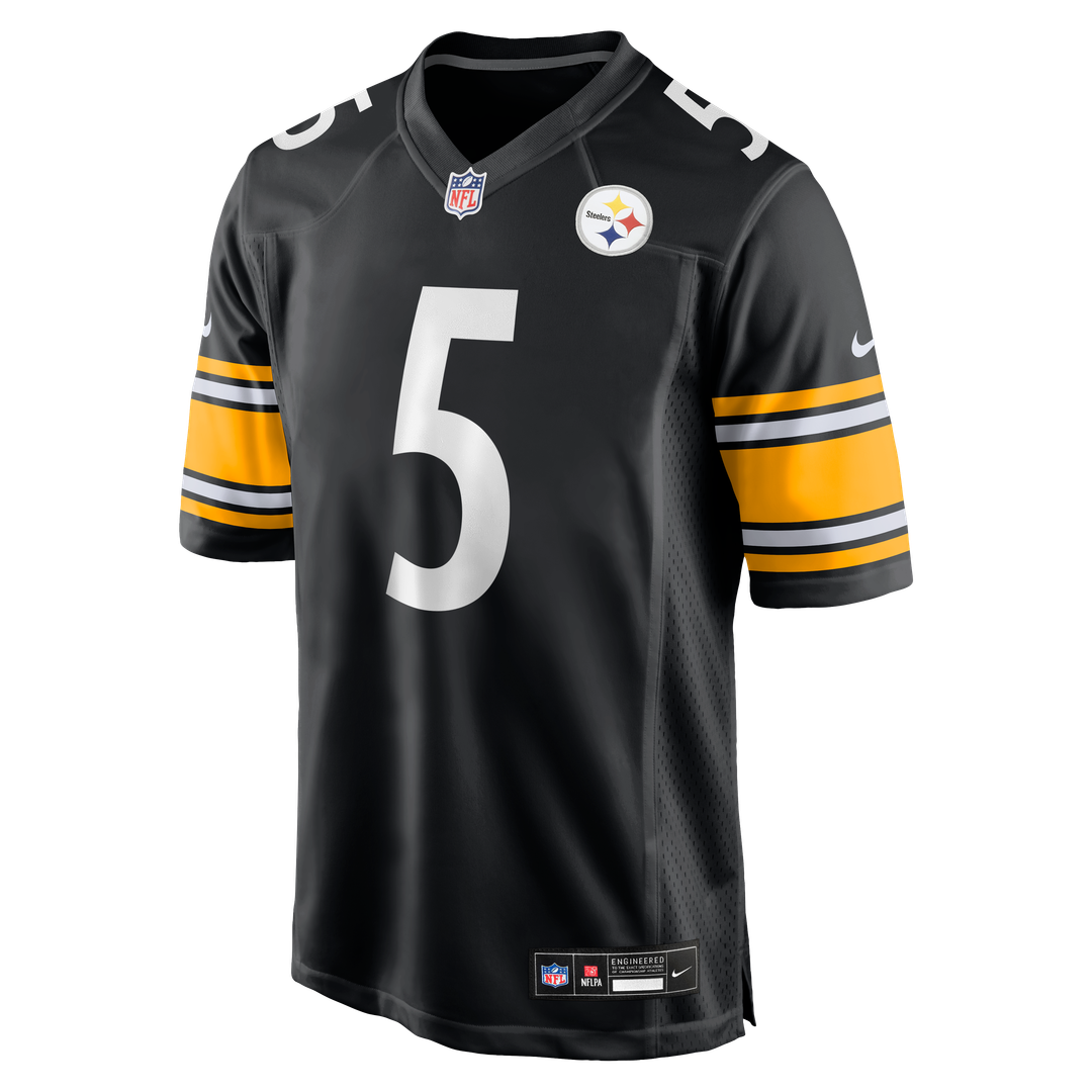 Cameron Johnston Pittsburgh Steelers Nike Black Game Jersey