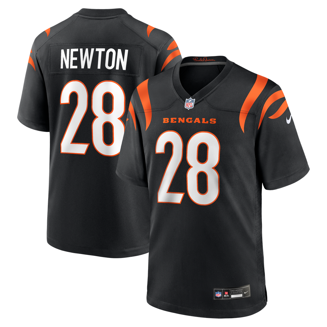 Josh Newton Cincinnati Bengals Nike Black Game Jersey