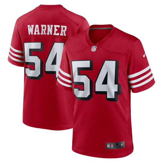 Fred Warner San Francisco 49ers Nike Scarlet Alternate Game Jersey