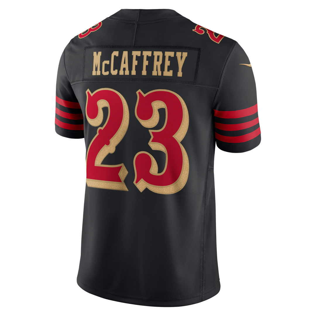 Christian McCaffrey San Francisco 49ers Nike Black Rivalries Collection Stitched Limited Jersey