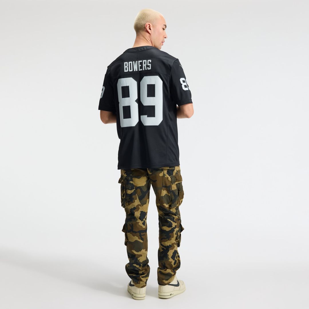 Brock Bowers Las Vegas Raiders Nike White Vapor F.U.S.E. Stitched Limited Jersey