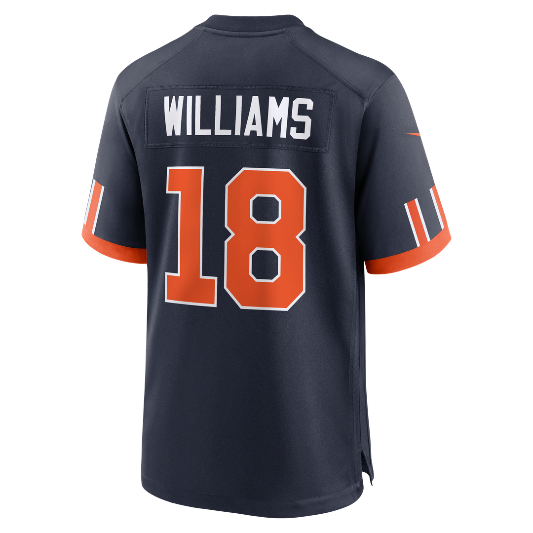 Caleb Williams Chicago Bears Nike Navy 2026 Rivalries Collection Game Jersey