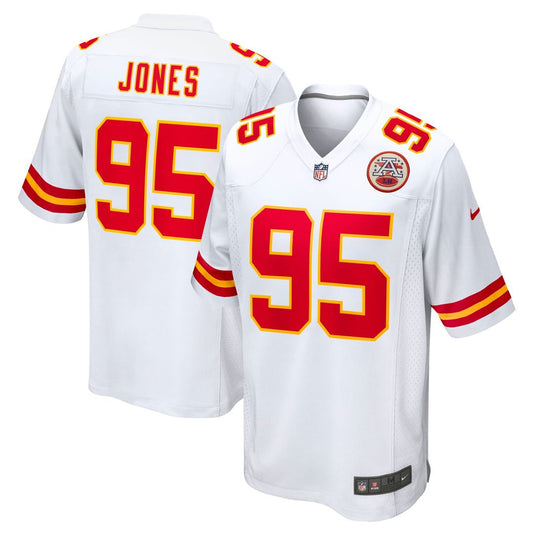 Chris Jones Kansas City Chiefs Nike White Game Jersey