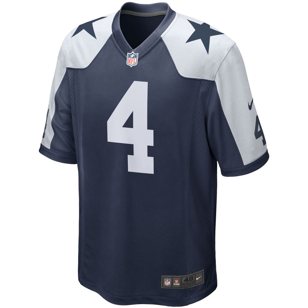Dak Prescott Dallas Cowboys Nike White Alternate Game Team Jersey